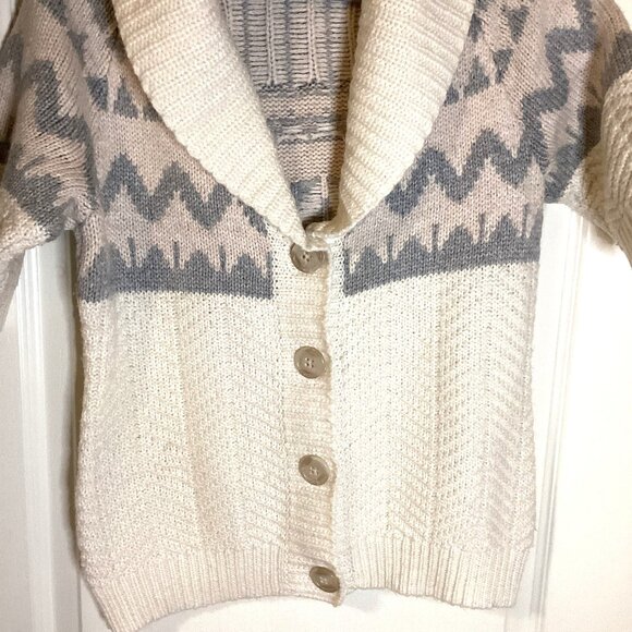 Old Navy Women's Short Sleeve Knit Cardigan Size M Shawl Neck Sweater - Picture 3 of 8